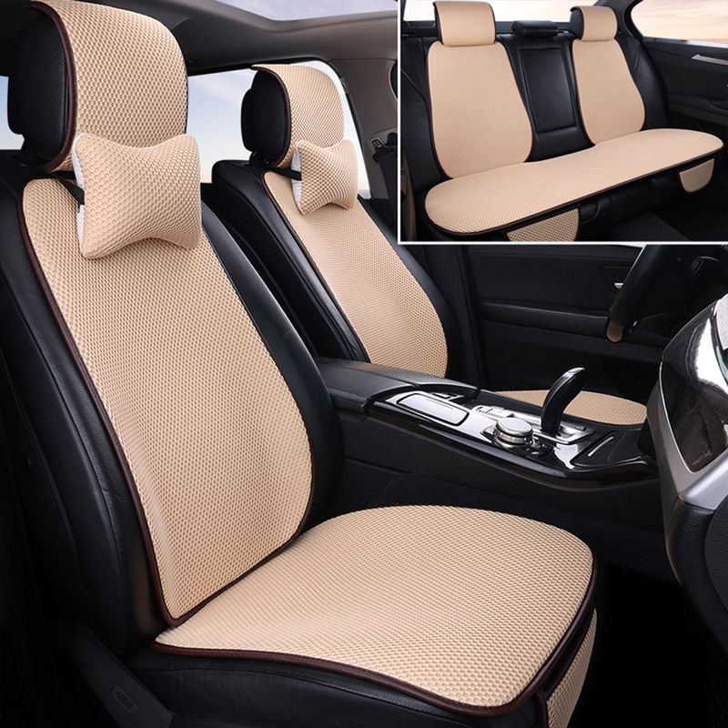 Universal Ice Silk Car Seat Cushion – Cooling, Breathable & Comfortable for Summer Drives