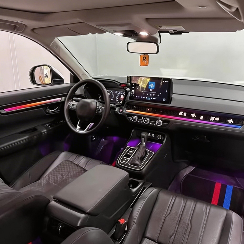 Premium Symphony RGB Car Ambient Light – Dynamic Acrylic LED with App & Music Control