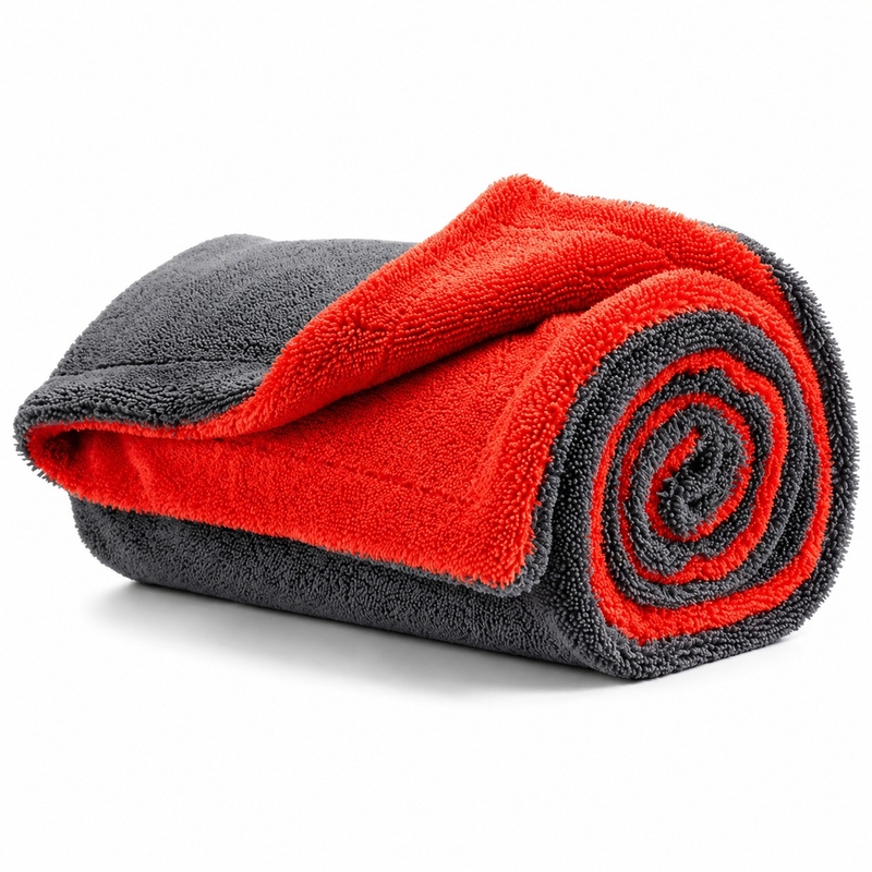 Premium Dual-Sided Microfiber Car Drying Towel – 60×40 cm Auto Detailing Cloth